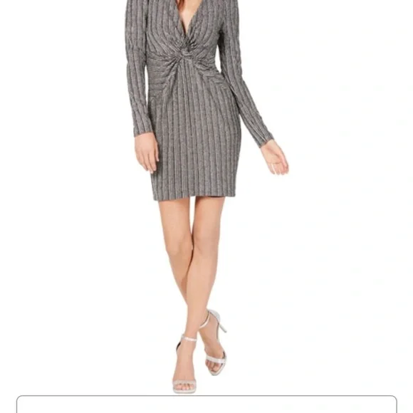 Rachel Zoe shimmering fitted Knitted Dress - Picture 2 of 5